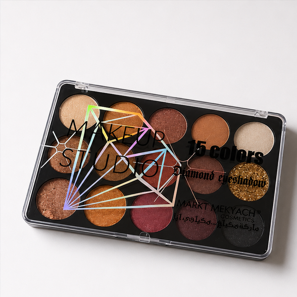 15-Color Diamond Eyeshadow Palette