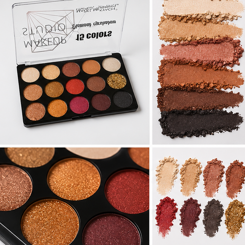 15-Color Diamond Eyeshadow Palette