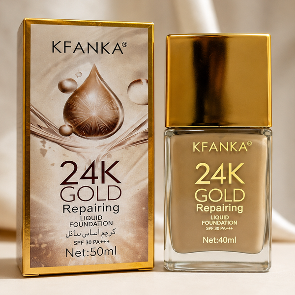 KFANKA 24K GOLD Repairing Liquid Foundation