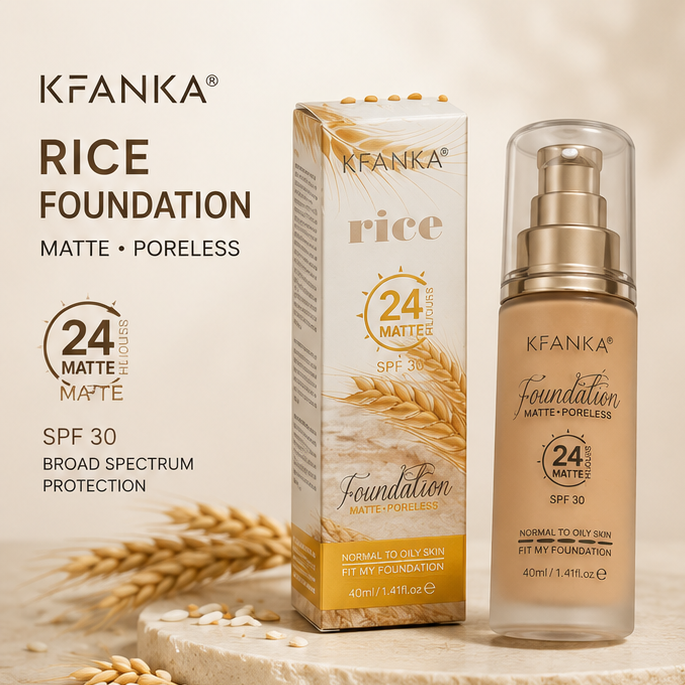 KFANKA RICE 24H MATTE FOUNDATION