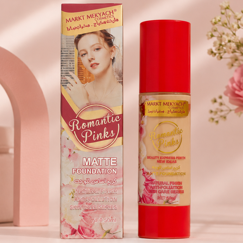 Romantic Pinks Matte Foundation – 50ml
